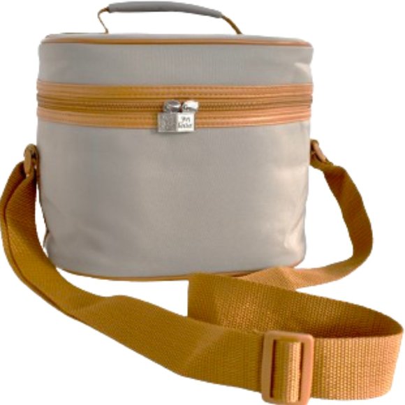 NWOT! YVES ROCHER Men's Tan/Rust Travel Toiletry Bag - Picture 2 of 6